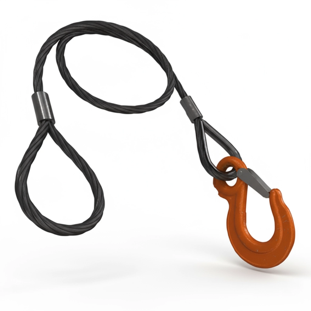 Строп канатный одноветвевой 1СК-1т 5м (опрессовка)