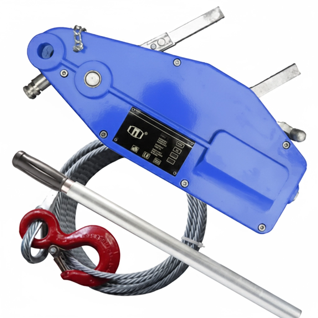 Лебедка ручная рычажная тросовая МТМ 1,6т 30м